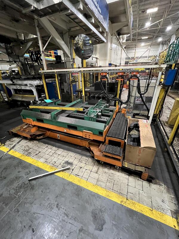 Danly #SE4-1400-216X100TQ, straight side double crank press, 40" stroke, 83" Shut Height, 10" adj., 8-16 SPM - Image 9