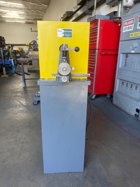 Ruoff #V-Notch, Notcher, Up to 16 gauge Mild Steel 20 gauge Stainless, 20 FPM and up, 240 punches per minute - Image 1