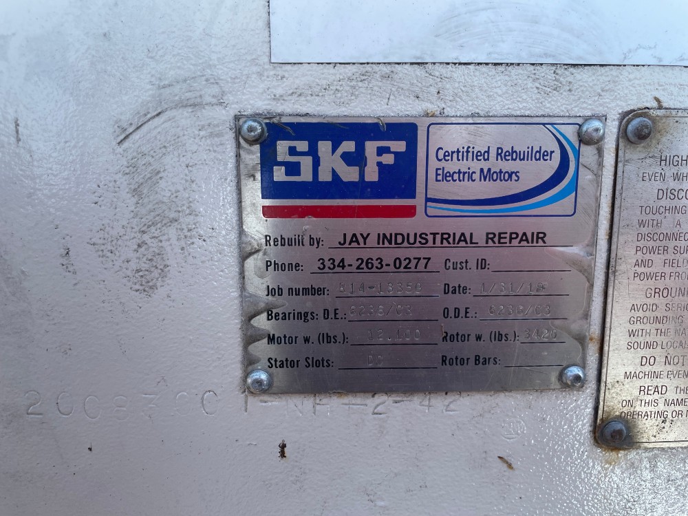 800 HP 1150/1250 RPM General Electric, Frame CD6766, SPFG-SV, ball, 500 VA, 150/300 VF, Eok, nice running - Image 6