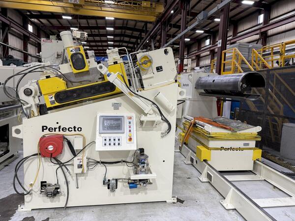 60000 lb. Perfecto, complete coil feed line, 72" width, .125" thickness - Image 7