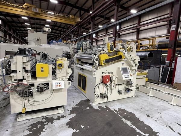 60000 lb. Perfecto, complete coil feed line, 72" width, .125" thickness - Image 8