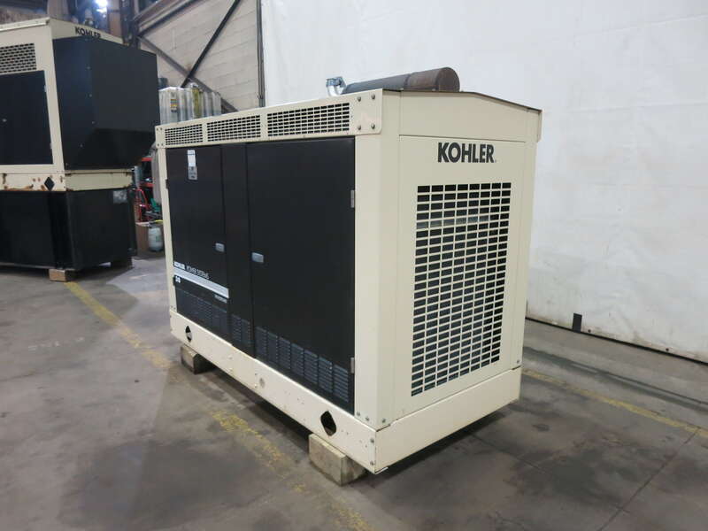 33 KW Kohler #30RZG, Natural gas / propane generator set, 120/240 Volts, 523 hours, 75 HP @ 1800 RPM, GM 4.3L - Image 3