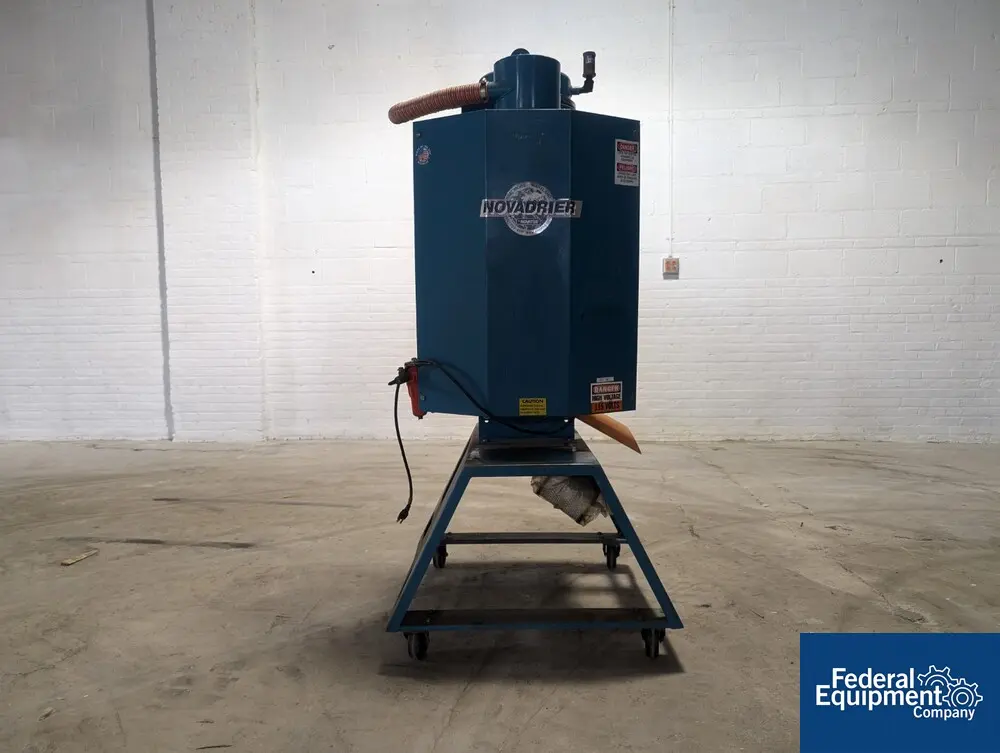 Novatec #N25, Hopper Dryer, 60# hopper, 115 volt, serial# 14-379-0956, 115 V., built 2004 - Image 1