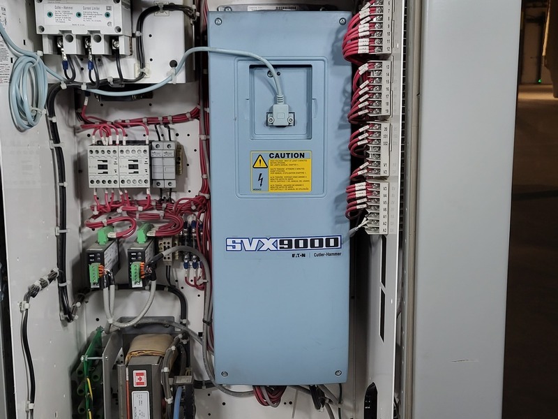 20 HP Eaton Cutler-Hammer, SVX00031V018, variable frequency drive, 600 Volts, 40 amps, like new - Image 6