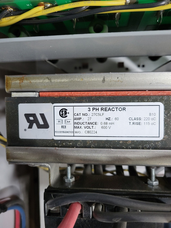 20 HP Eaton Cutler-Hammer, SVX00031V018, variable frequency drive, 600 Volts, 40 amps, like new - Image 8