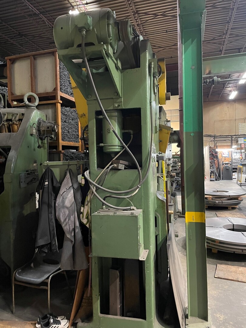 60 Ton, Minster #10-6A, OBI press, 8" stroke, 3" slide adjustment - Image 4