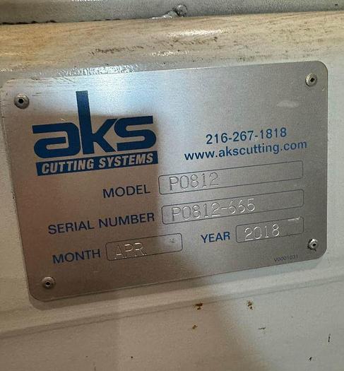 AKS #Accu-Kut-P0812, plasma table, 8' x 12' Hypertherm HPR 400XD plasma cutter, 2018 - Image 4