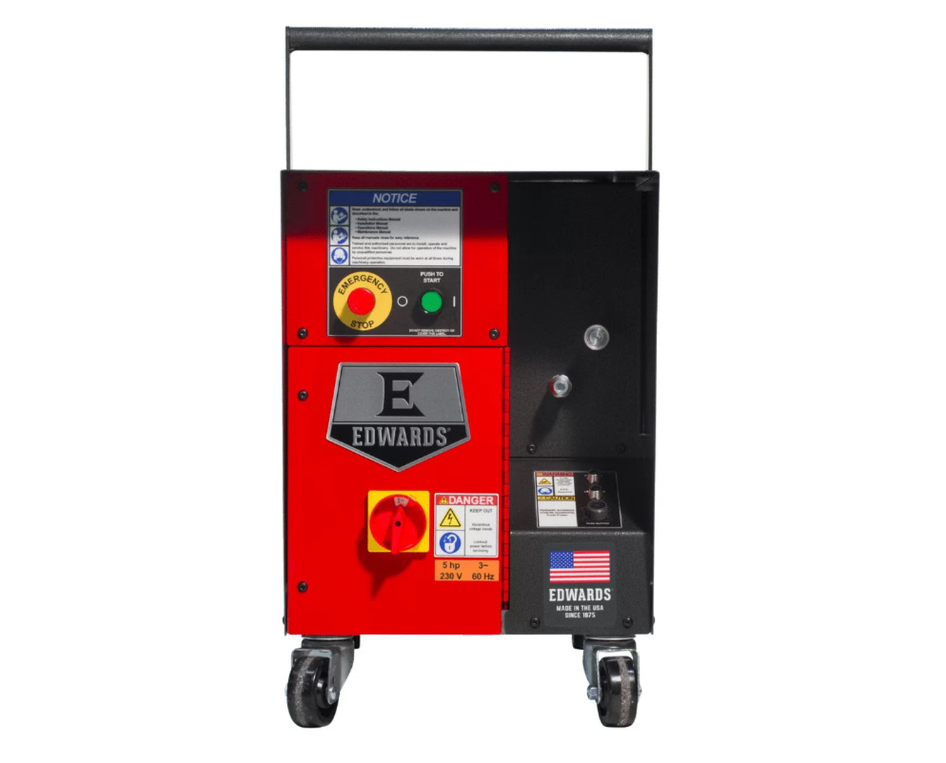 Edwards #HAT002, portable power unit, 230 V., 3 phase, new - Image 2