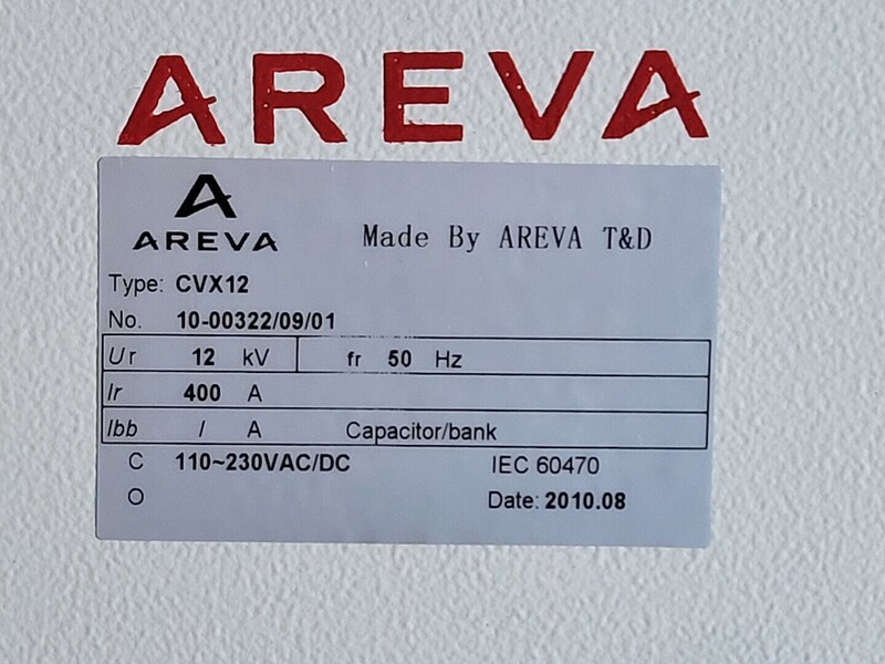 400 Amps, Areva #CVX12, vacuum contactor, 12 KV, new surplus - Image 2
