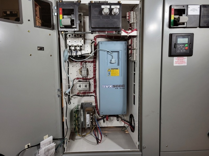 10 HP Eaton, SVX007A1-5A4N1, variable frequency drive, 600 Volts, 13.5 amps, like new - Image 4