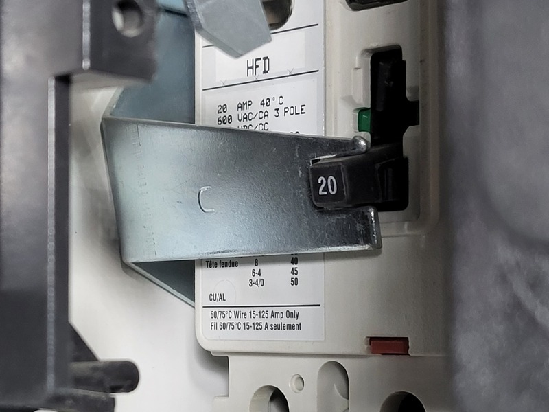 10 HP Eaton, SVX007A1-5A4N1, variable frequency drive, 600 Volts, 13.5 amps, like new - Image 10