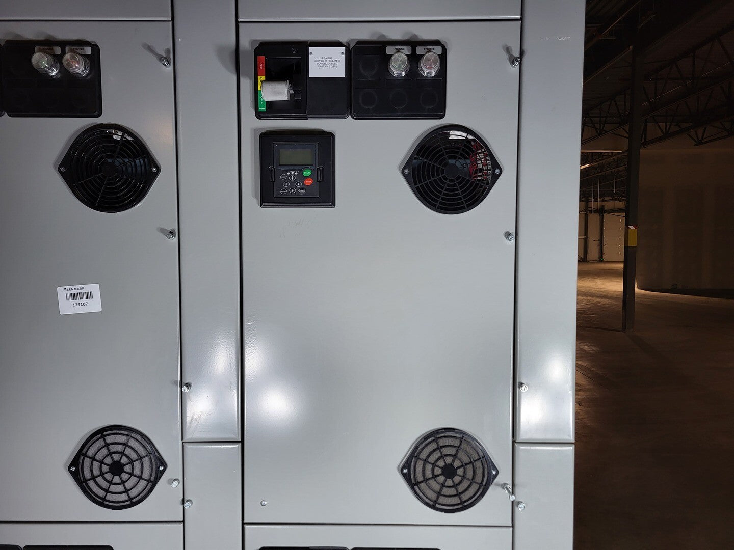 5 HP Eaton, SVX004A1-5A4N1, variable frequency drive, 600 Volts, 7.5 amps, like new - Image 1