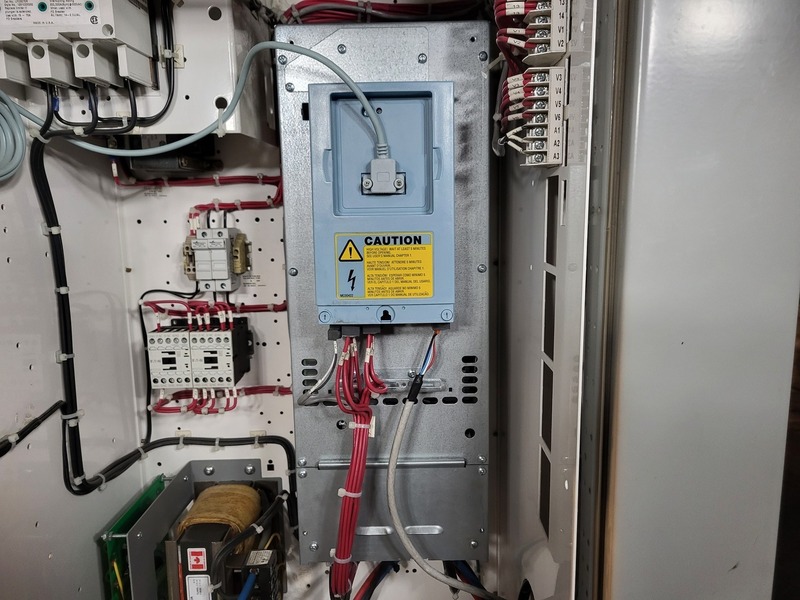 20 HP Eaton, SVX025A1-5A4N1, variable frequency drive, 600 Volts, 34 amps, like new - Image 5
