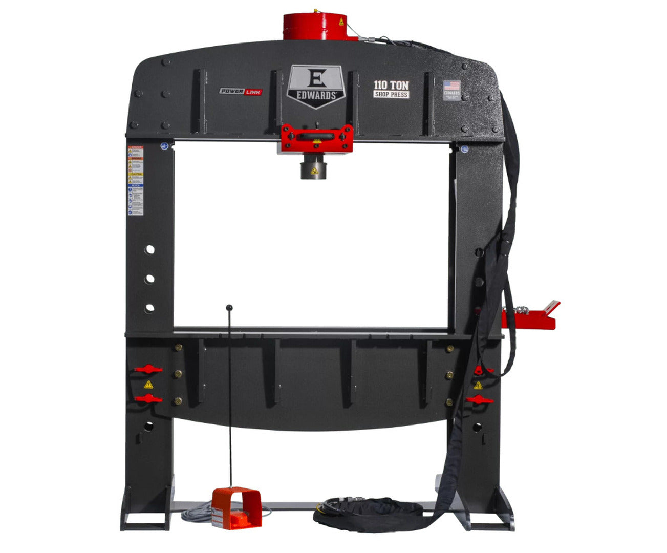 110 Ton, Edwards #HAT9000, shop press, 12-1/4" stroke, 37-7/16" x 48" table, new - Image 1