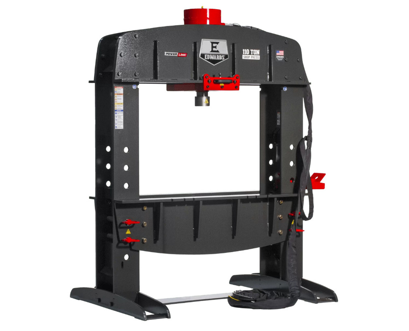 110 Ton, Edwards #HAT9000, shop press, 12-1/4" stroke, 37-7/16" x 48" table, new - Image 3