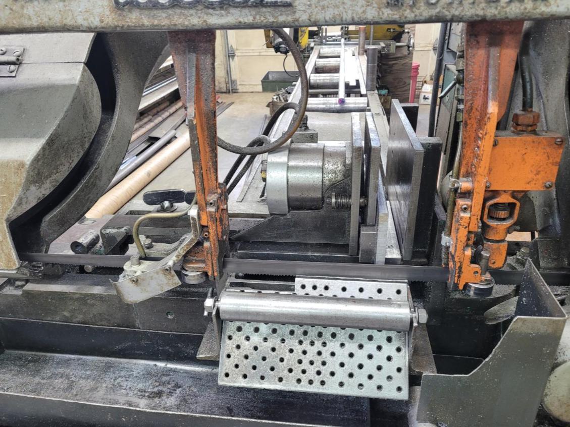 12" x 16" Wellsaw, heavy duty horizontal bandsaw, 13' 6" x 1" x .035" blade, 60-300 FPM, 12" x 12" conveyor - Image 10