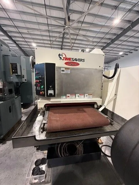 37" x 60" Timesavers #Lynx-37MWT-D-60, belt sander, 15.45 FPM, 6" drum diameter, 2016 - Image 2