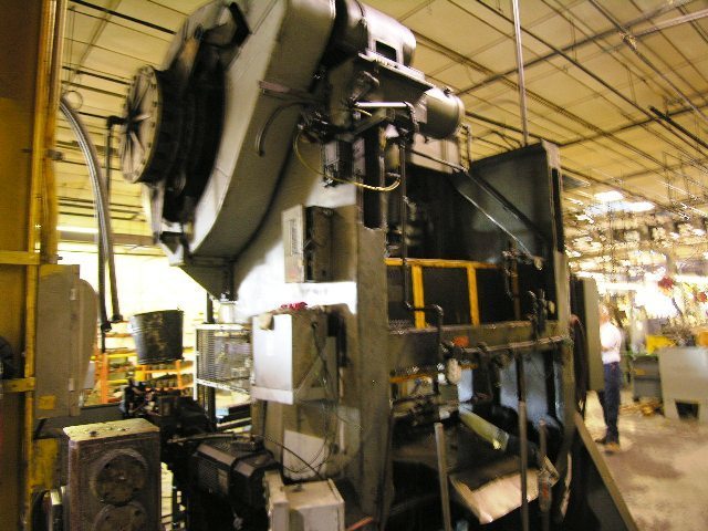 100 Ton, Bliss, double crank, 6" stroke, 17" Shut Height, air clutch & brake, 1966, #12664j - Image 5
