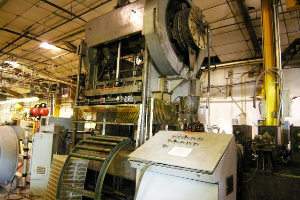 100 Ton, Bliss, double crank, 6" stroke, 17" Shut Height, air clutch & brake, 1966, #12664j - Image 6