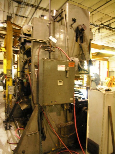 100 Ton, Bliss, double crank, 6" stroke, 17" Shut Height, air clutch & brake, 1966, #12664j - Image 8