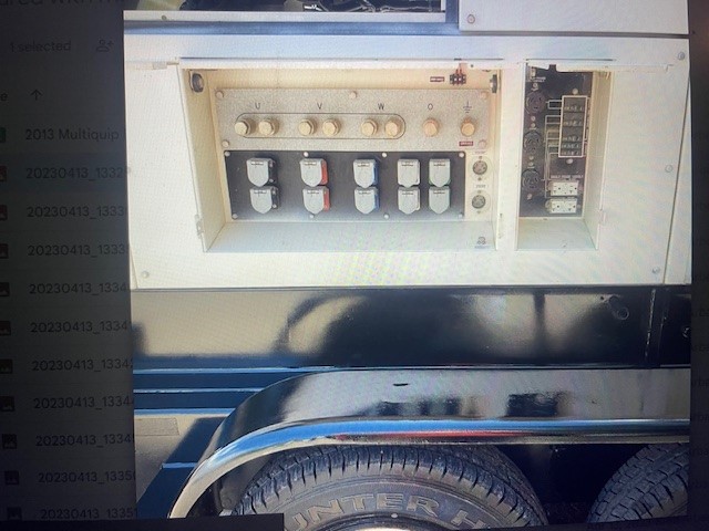 320 KW Multiquip, Isuzu #DCA400SSI4F, diesel towable rental generator, sound attenuated enclosure, 240/480 - Image 5