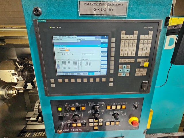 Index #C100, production turning machine for highly productive bar machining, 2008 - Image 3