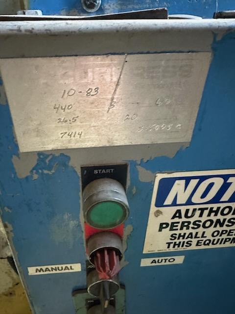 100 Ton, Accurpress #710010, hydraulic press brake, 10' overall, 14" open height, 6" closed height, 8" - Image 6