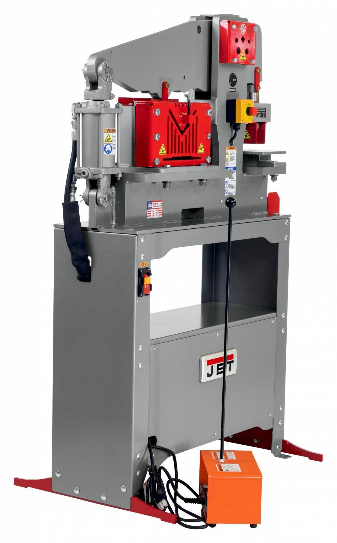 3" x 3" x 1/4" Jet #JIW-45T, ironworker, 45 Ton, 3500 RPM, 5.75" throat, 1.5" stroke - Image 3
