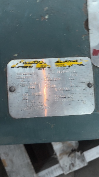 100 HP 1750/2000 RPM Baldor, Frame C2515ATZ, DP, Force vent, 1.0 service factor - Image 2