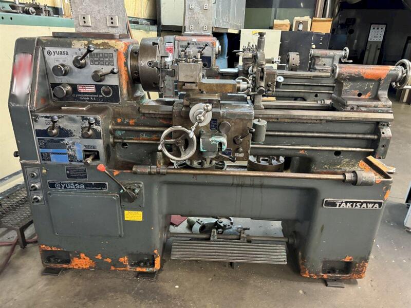 14" x 32" Yuasa #LX1432, toolroom lathe, 10" 4-Jaw chuck, 80-2000 RPM, QC toolpost, S/N BFE80001-1H - Image 1