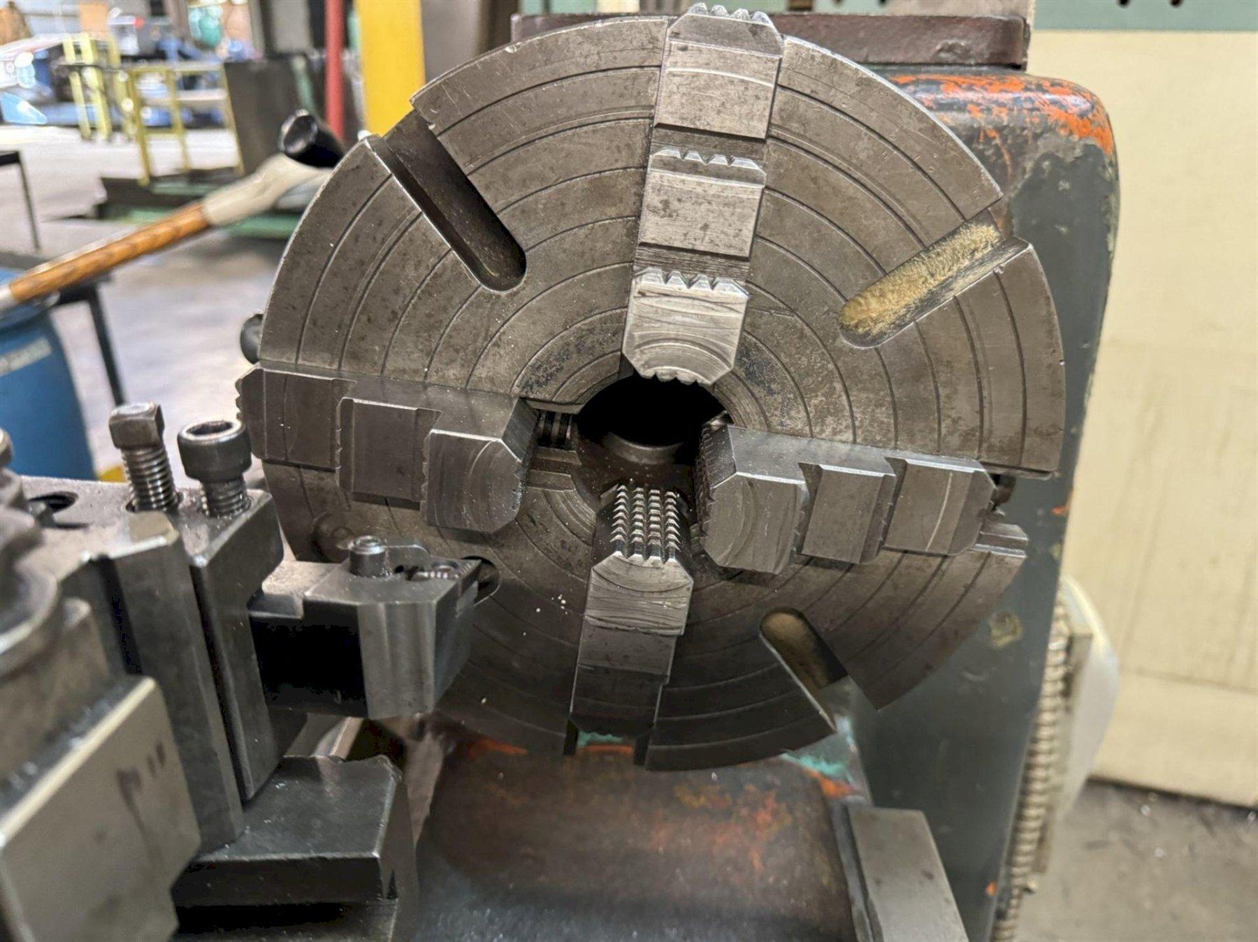 14" x 32" Yuasa #LX1432, toolroom lathe, 10" 4-Jaw chuck, 80-2000 RPM, QC toolpost, S/N BFE80001-1H - Image 4