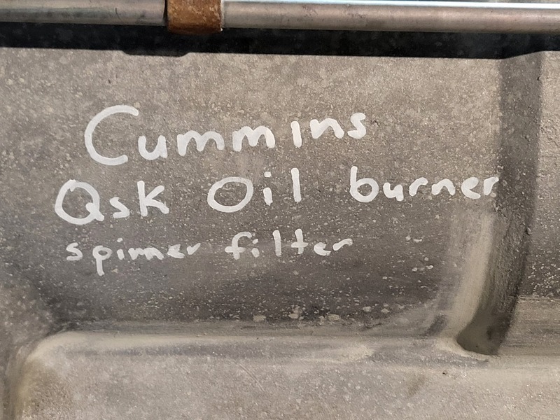 Cummins #4066080, lubricating oil filtering head, 12 kPa work pressure, like new - Image 5