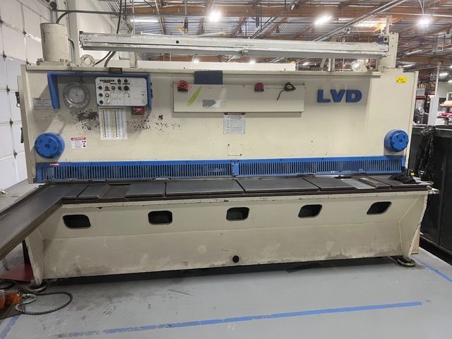 1/4" x 10' LVD #10.OH.25B, hydraulic power squaring shear, front operated power back gauge, (2)30" front - Image 1