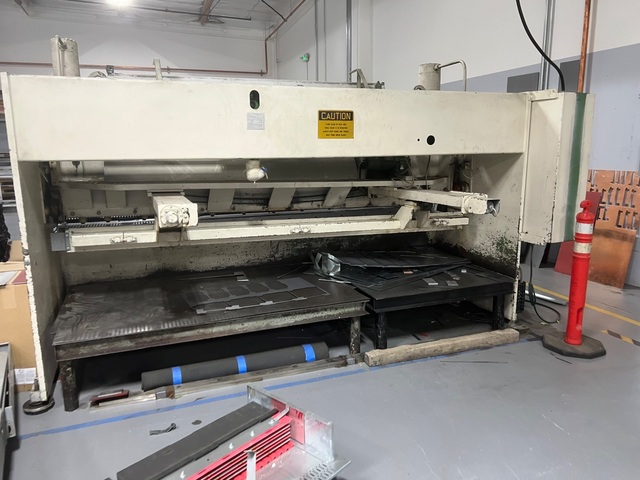 1/4" x 10' LVD #10.OH.25B, hydraulic power squaring shear, front operated power back gauge, (2)30" front - Image 3