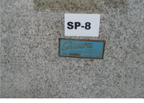 30" x 60" x 10" Rahn Gray Granite Surface Plate with heavy duty steel leveling stand - Image 5