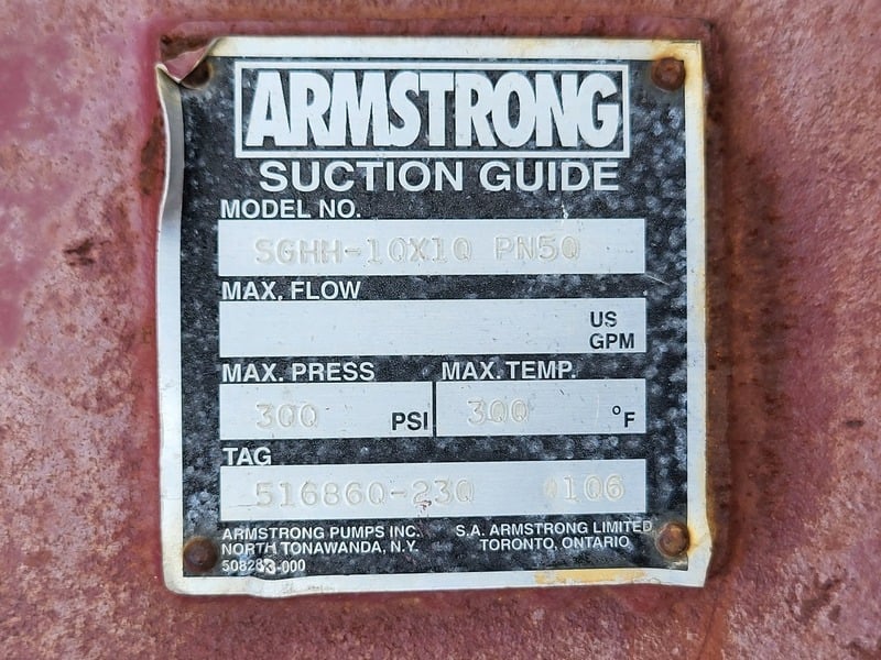 Armstrong #SGHH-10x10, suction guide, 300 psi - Image 2