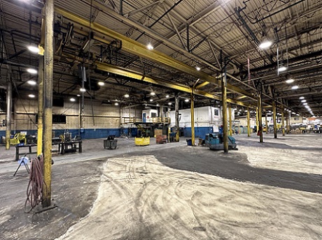 3 Ton, Budgit overhead free standing crane system, 14' wide x 130' long - Image 2