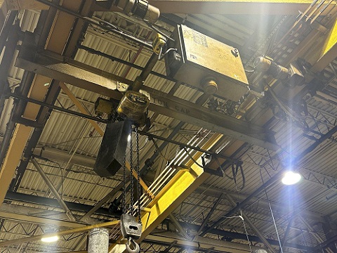 3 Ton, Budgit overhead free standing crane system, 14' wide x 130' long - Image 5
