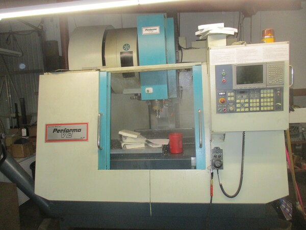 Akira-Seiki #V2AXP, CNC vertical machining center, 20 KVA, 205-235 Akira-Seiki #V2AXP, CNC vertical machining center, 20 KVA, 205-235