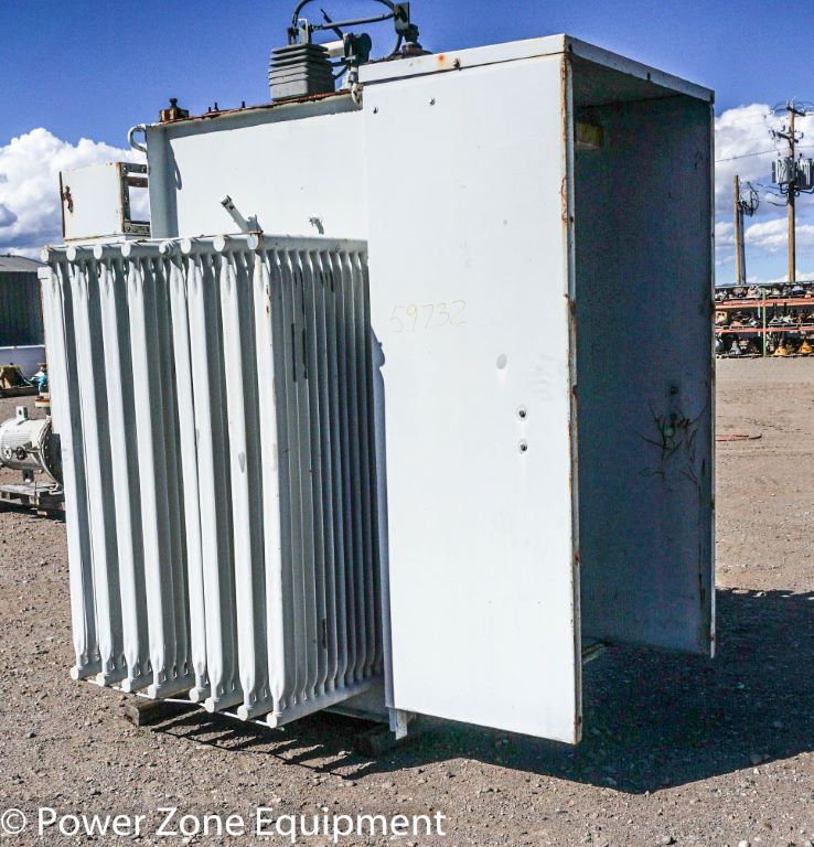 1500 KVA 7200 Primary, 4160Y/2400 Secondary, General Electric #G859068, Class OA - Image 3