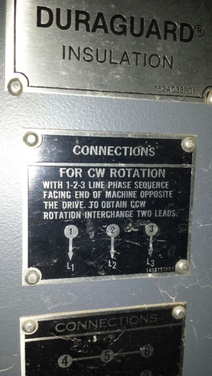 3000 HP 1782 RPM General Electric 8415942401, Frame 8411, weather protected enclosure type 2, 2300 Volts - Image 4