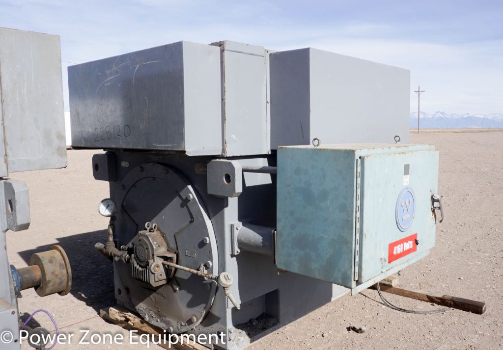 4500 HP 3574 RPM Westinghouse, Frame 5616, weather protected enclosure type 1, 4000 Volts - Image 1