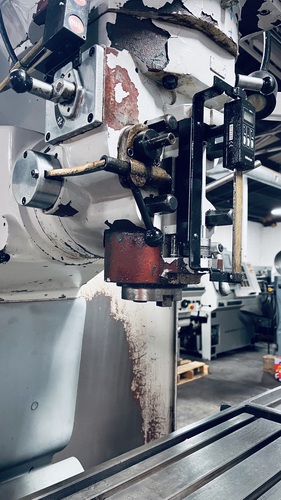 Milltronics #MB-19M-B, CNC bed mill, 13" x50" tbl., 7.5 HP, 4000 RPM, #40, 4-Axis, Centurion 6, power draw - Image 4
