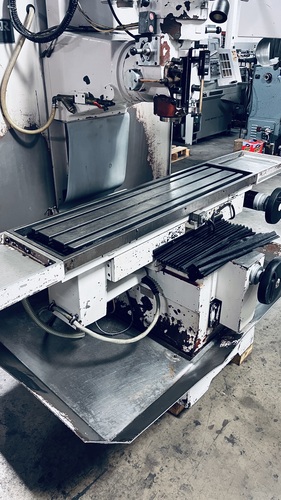 Milltronics #MB-19M-B, CNC bed mill, 13" x50" tbl., 7.5 HP, 4000 RPM, #40, 4-Axis, Centurion 6, power draw - Image 5