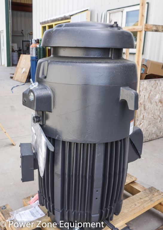 125 HP 1785 RPM U.S. Motors, Frame 444TP, TEFC, VHS, vertical hollow shaft, 460 Volts, unused surplus - Image 4
