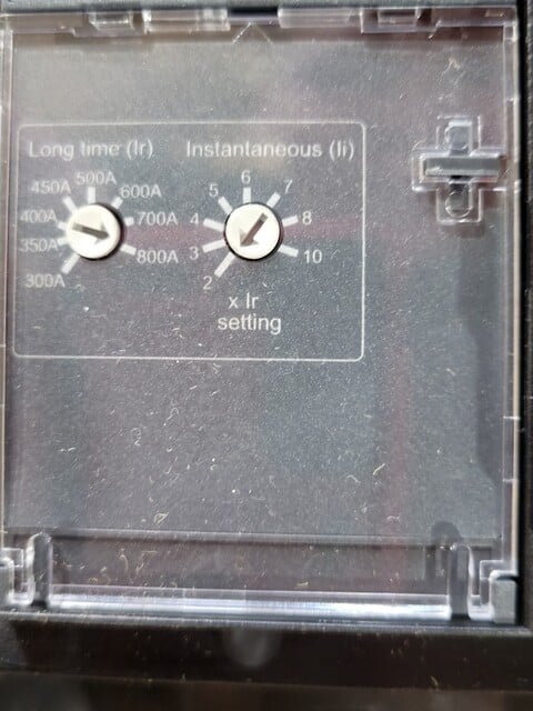800 Amps, Square D, MGL36800E10, PowerPact I-Line Circuit Breaker, 600V 3P - Image 4