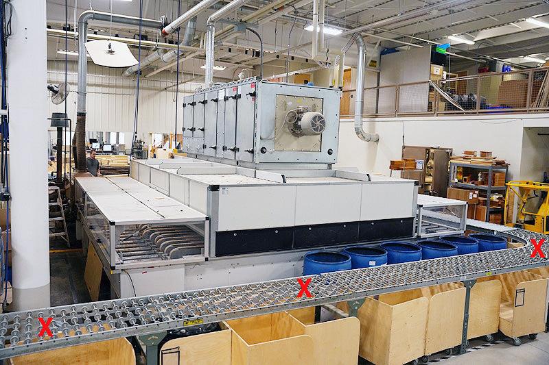 Venjakob #Ven-Flow, Flow Coater & Oven, 305 mm max Part width, 70 deg. C drying tunnel, 2-10 MPM, 480 V, 2015 - Image 2