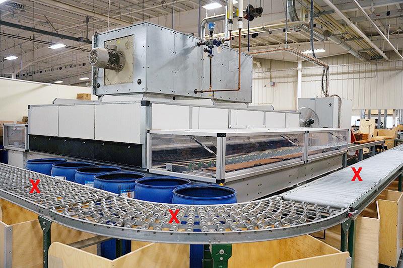Venjakob #Ven-Flow, Flow Coater & Oven, 305 mm max Part width, 70 deg. C drying tunnel, 2-10 MPM, 480 V, 2015 - Image 3