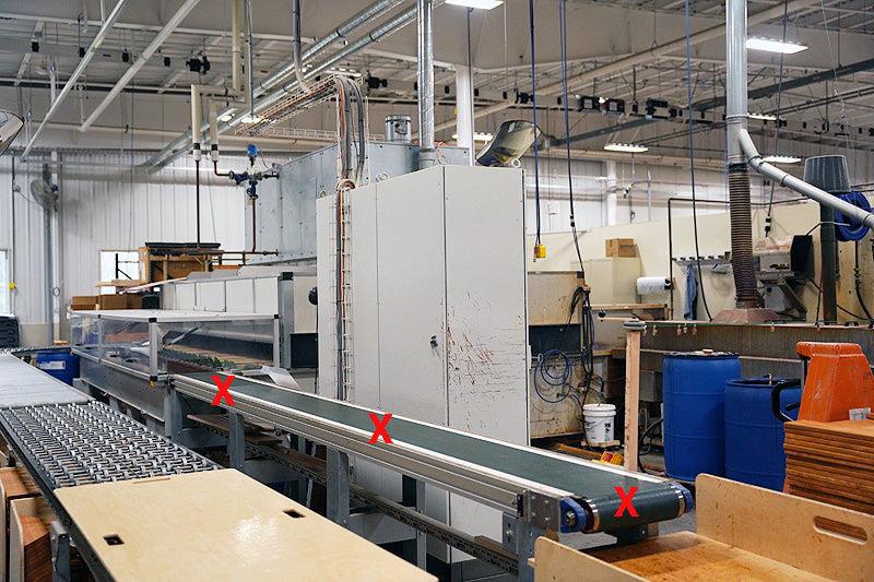 Venjakob #Ven-Flow, Flow Coater & Oven, 305 mm max Part width, 70 deg. C drying tunnel, 2-10 MPM, 480 V, 2015 - Image 7