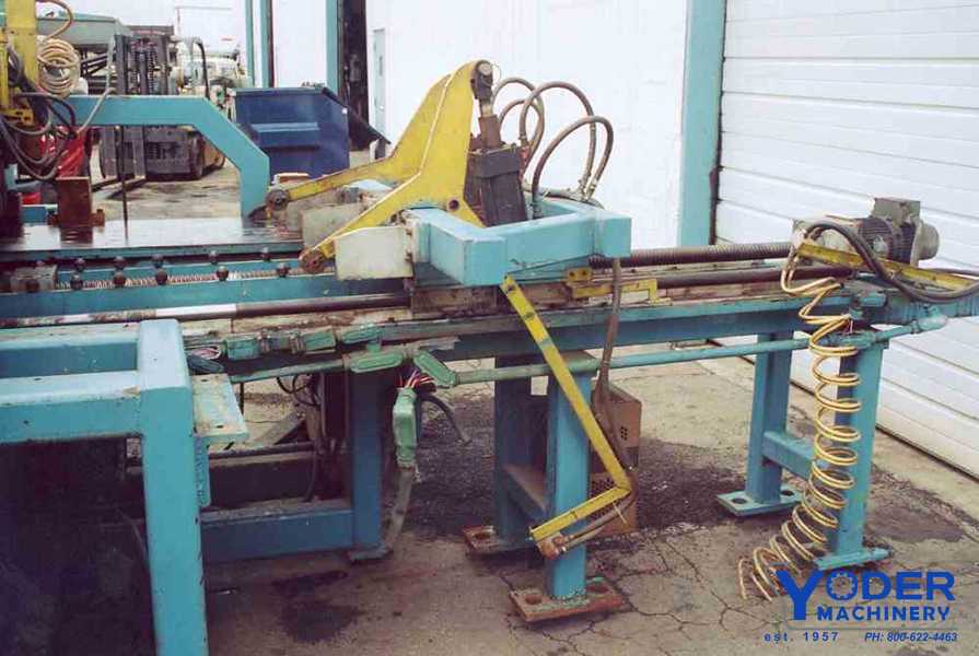Metalsaw #P506/T2, automatic traversing plate saw, 2" x 60", 72" power Back Gauge, 1984, #17128 - Image 3